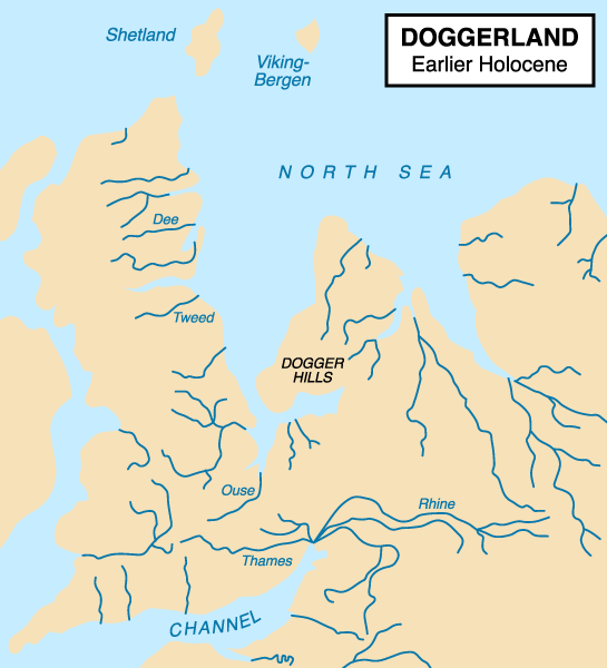 Doggerland map